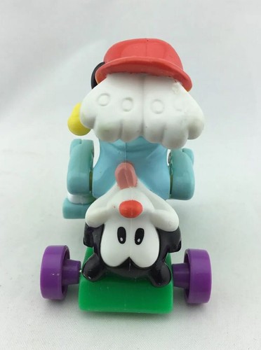 Vintage 1993 WARNER Bros Animaniacs YAKKO ON BIKE PVC Toy Works! Cake Topper - Picture 2 of 9