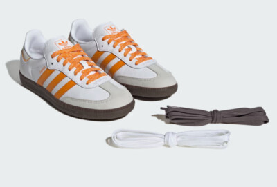 ★adidas★サンバオリジナル Cloud White Equipment Orange Adidas Samba OG Women Cloud White Equipment Orange Size 5W