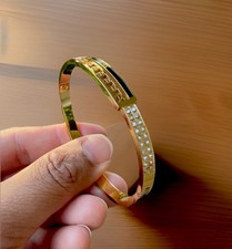 Trendy waterproof 18k goldplated and hypoalle...