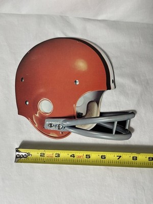 Vtg Cleveland Browns Cardboard Helmet Display 70S Dead Stock