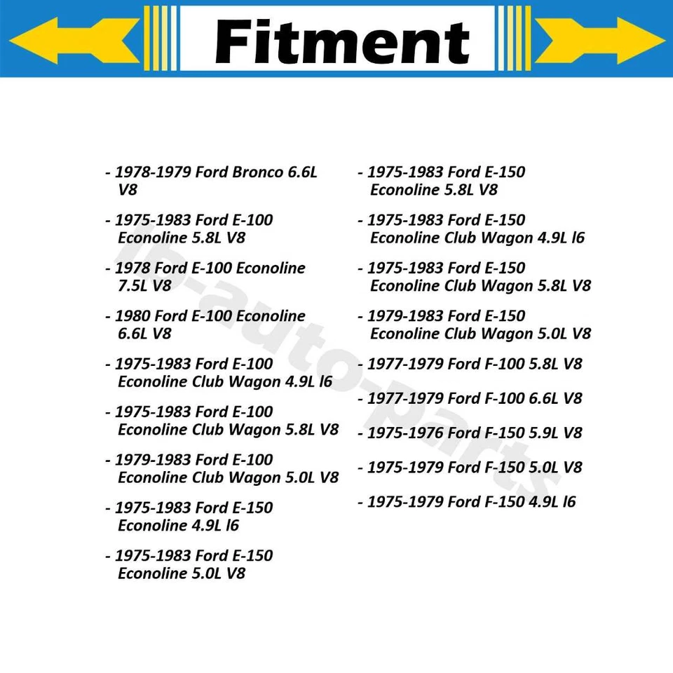 2X pinças de freio dianteiro para Ford E-100 Econoline 1973 1974 1975 1976 1977 - Imagem 3 de 4