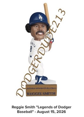 PRESALE    Reggie Smith Legends of Dodger Baseball Bobblehead 8/15/26   