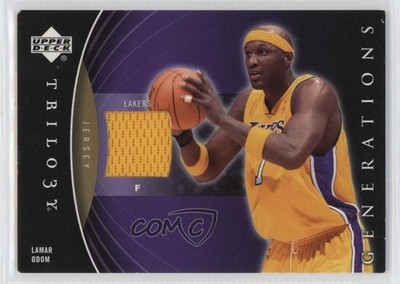 2006-07 Upper Deck Trilogy Generations Present Materials Lamar Odom #PRM-LO 0hl
