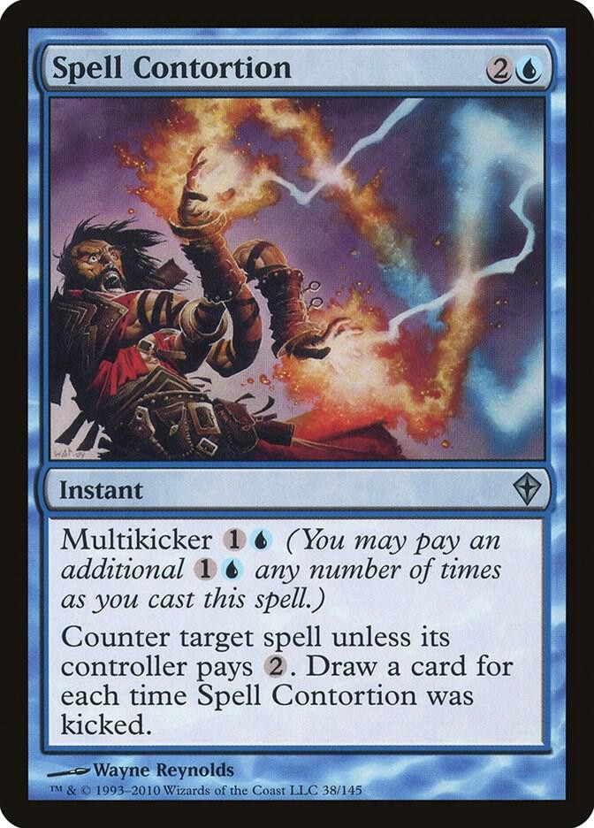 Spell Contortion 38 Uncommon Worldwake Magic: The Gathering Near Mint