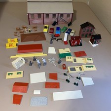 Lot Of 63 HO Train Accessory Pieces