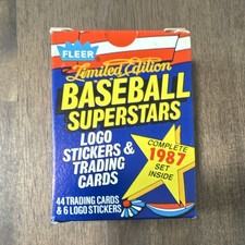 1987 fleer limited edition baseball cards Amazon.com: 1987 Fleer Limited Edition Baseball Superstars Set LOADED with  Stars and Hall of Famers including George Brett, Roger Clemens, Tony Gwynn,  Pete Rose, Mike Schmidt, Don Mattingly and Robin Yount Plus : main image 0