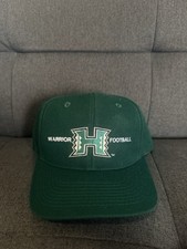University of Hawaii Rainbows Green Snapback Hat Vintage