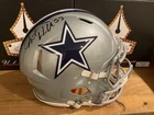 Javonte Williams Dallas Cowboys Signed Football Helmet Beckett BAS Authenticated
