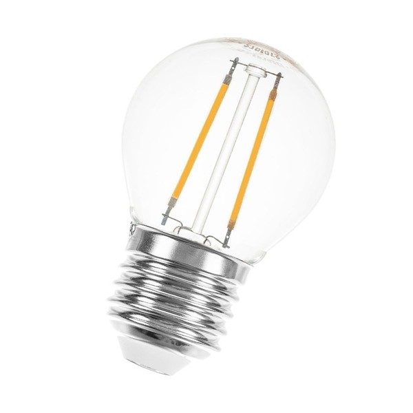 Lhw-Licht Led-Leuchtmittel Tropfen 1W = 15W 120 Lumen E27 Klar 2700K Warmweiß-image