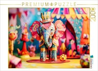 Calvendo Puzzle FußBallelefant Im Zirkus | 2000 Teile Lege-GrößE 90X67Cm Foto-Pu