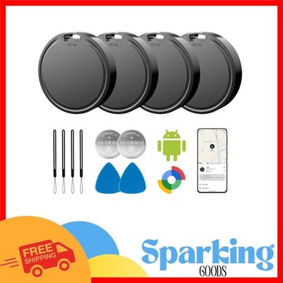 Waterproof 4-Pack Android Trackers - 2- Battery Life for Peace of Mind
