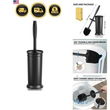 Toilet Brush, Toilet Bowl Brush with Extra Long Handle Durable Bristles Toile...