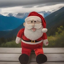 Hugfun International Santa Clause Plush Voice Activated Interactive