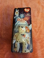 RARE 1999 Ty Beanie Baby Glory the Bear McDonalds Exclusive FACTORY SEAL Error?