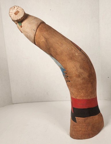 Hopi Long Hair Kachina Angak'china 15" Calvin Pavatea 90 - Picture 4 of 12