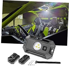 LED Dome Light, UTV Interior Dome Light w/Switch 12V Wired Universal White