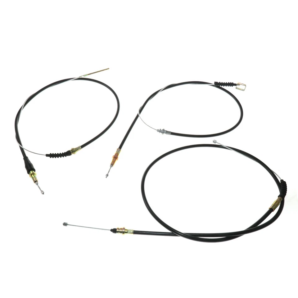 JUEGO CABLE FRENO MANO DISTANCIA RUEDA LARGA APTO 72-79 DATSUN 620 1500 PICK-UP UTE Foto 2 de 4