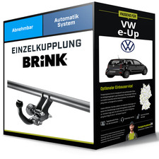 Abnehmbare Anhängerkupplung für VW e-Up 01.2019-jetzt Brink NEU