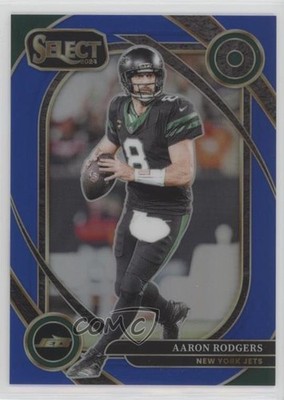2024 Panini Select Club Level Blue Prizm 12/99 Aaron Rodgers #231 0l1b