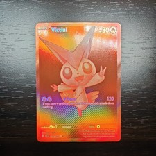 Victini Black Bolt 171/086 Red Monochrome Pokemon on eBay