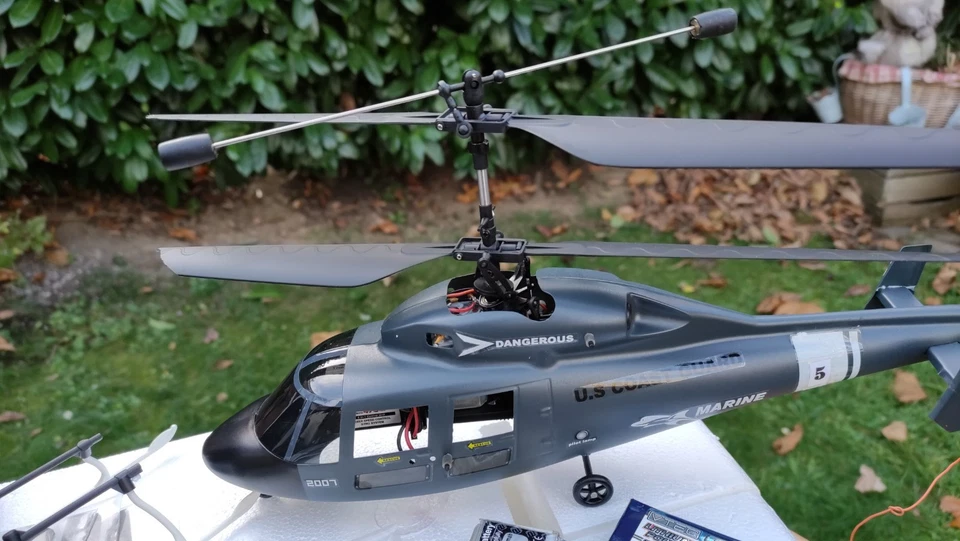 RTF E-Sky RC-Helicopter Marine Hubschrauber U.S Coast Guard, Fernsteuerung, Zub. - Bild 3 von 4