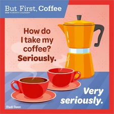 BrownTrout,  But First Coffee 2026 Wall Calendar, 12'' X 12'', 16-Month Calendar