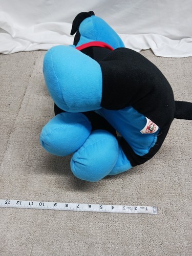 Peek A Boo Toys Big Dog Plush 18” Blue Black Soft Stuffed Animal Floppy Ears - Picture 13 of 14