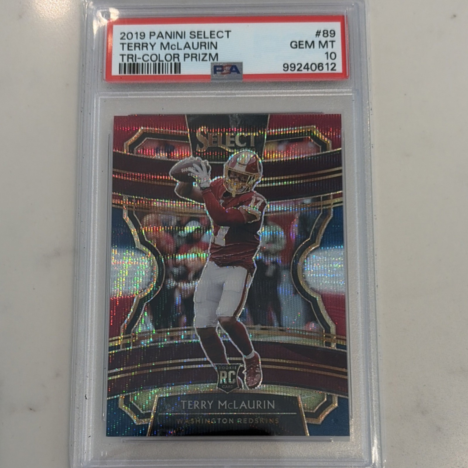 Terry McLaurin Panini Select #89 Tri-Color