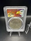 2025 Silver Eagle PCGS MS70 First Strike 1/500 Thomas Cleveland Autographed slab