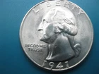 1941 Washington Silver Quarter Dollar Ch/Gem BU! #382606