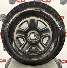 Jeep Wrangler Gladiator 17 Oem Black Steel Takeoff Wheels And Tires