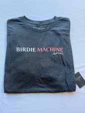 NWT MEN'S MATTE GREY BIRDIE MACHINE TEE, SIZE: XL, COLOR: NAVY (J12)