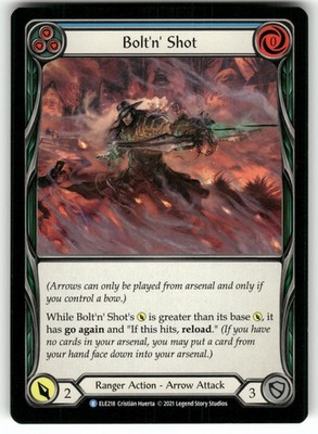 Bolt'n' Shot (Blue) Rare Tales of Aria ELE218 NM