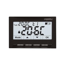 Termostato digitale ad incasso 3V pile NEXT Soft Touch Perry