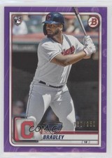 2020 Bowman Purple 160/250 Bobby Bradley #20 Rookie RC 0t2