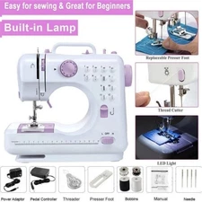 Electric Sewing Machine Portable Mini Home Crafting Mending Machine 12 Modes USA
