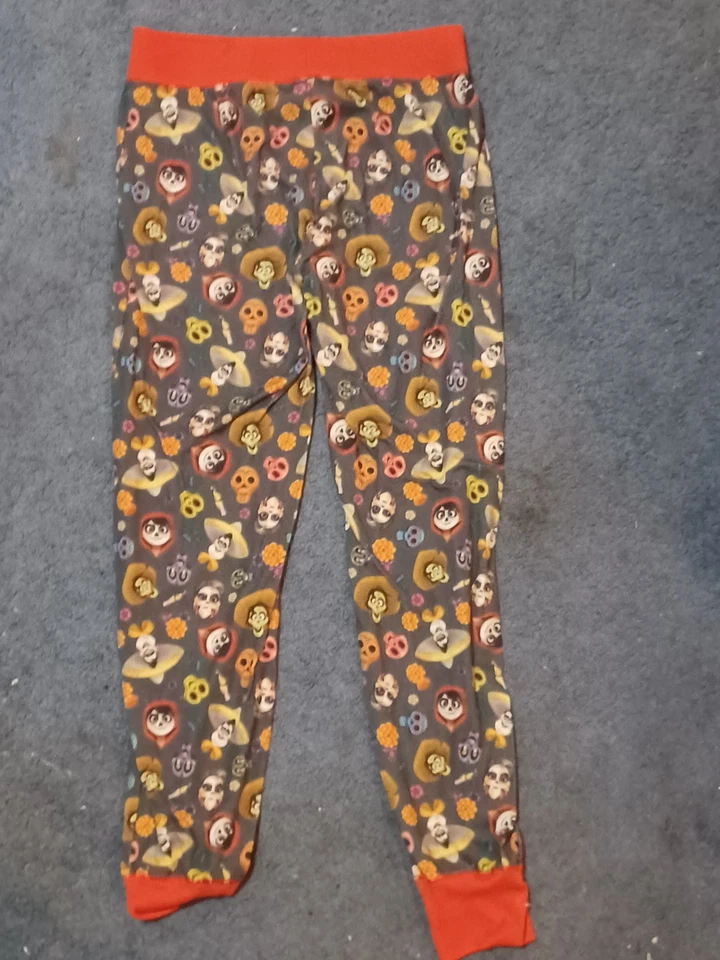 Conjunto de 2 pantalones de pijama Otibt gráficos Disney's COCO para niños talla 11-12 Foto 3 de 4