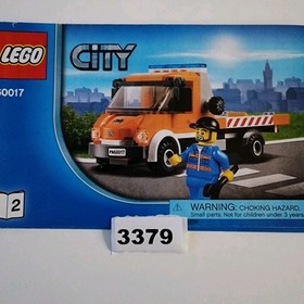 Lego CITY 60017 Flatbed Truck INSTRUCTION MANUALS 1 & 2 ONLY Booklets No Bricks