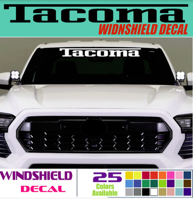 TACOMA Windshield Custom Decal, QUATER PANEL Sticker  18''  20'' 30'' 40'' 50'' (TA20