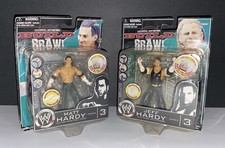 Wwe RARE Build N Brawl Series 3 Jeff Hardy Matt Hardy Figures Jakks Pacific NEW 