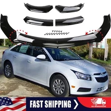 For Chevrolet Cruze 2010-2021 Front Bumper Lip Body Kit Spoiler Splitter Black