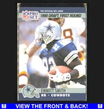 Emmitt Smith 1990 Pro Set Fresh Pull RC Dallas Cowboys 685