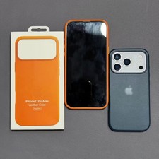 For iPhone Air 17 Pro Max 17 Original‌ Leather Magnetic Phone Case Magsafe Cover