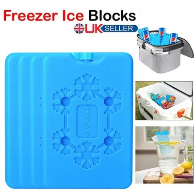 6 x Freezer Blocks For Cool Cooler Bag Ice Packs For Lunch Box Picnic ...