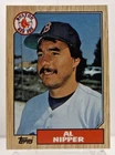 1987 Topps Baseball Al Nipper #617 PSA 7.5