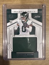 Braelon Allen 2024 National Treasures Football Rookie Framed Fabrics /49 - JETS