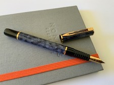 stylo plume waterman lauréat marbre bleu