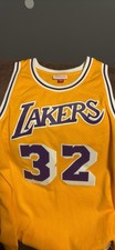 Magic Johnson Los Angeles Lakers Mitchell & Ness Yellow 1984 Jersey Men's XL NWT