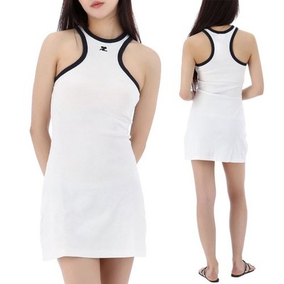Courreges Minikleid Contrast Scuba 132497719