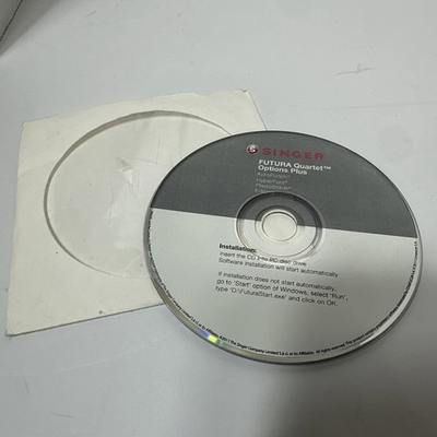 #ad Singer FUTURA Quartet Options Plus CD $24.99